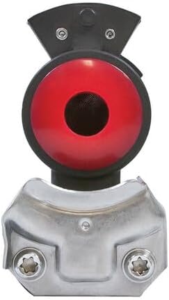 Tectran 1019E-A Gladhand Anodized Aluminum Cast Body, Emergency, Straight Mount