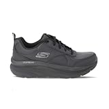 Skechers Damskie buty sportowe D'lux Walker Timeless Path, Czarne skórzane wykończenie, 39 EU