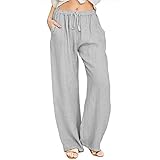 ☀【Anlass】Loose Fit Hosen sind ideal für Strandurlaube, Besuche im Freien, Entspannen auf der Couch, Sport oder Tanz. Mode, Funktion und Leistung verbinden.