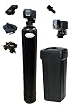 DURAWATER Iron Eater 48K Combination Water Softener & Iron Filter with Fleck 5600SXT Digital Metered Valve - Treat Whole House up to (1" Bypass 48,000 Grains, Black)