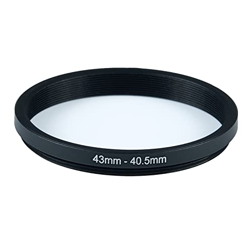 Image of 43mm to 40.5mm Step-Down Ring Filter Adapter for All Brands UV ND CPL Metal Ring Step-Down Rings Adapter Filter (43mm-40.5mm)