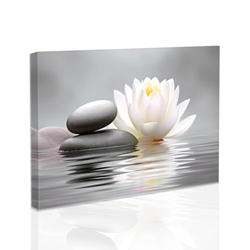 SWQYLB Zen Bathroom Wall Art Black and White Grey Spa