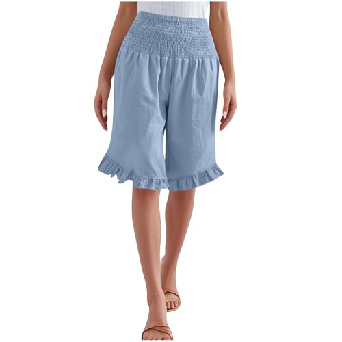 Pantalon de jogging femme court 7/8 jambes larges idéal pour yoga et détente