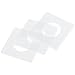 pekarek® Schutz/Dekor Platte Transparent – Für Licht Schalter und Steckdosen 1 fach (5 Stück)