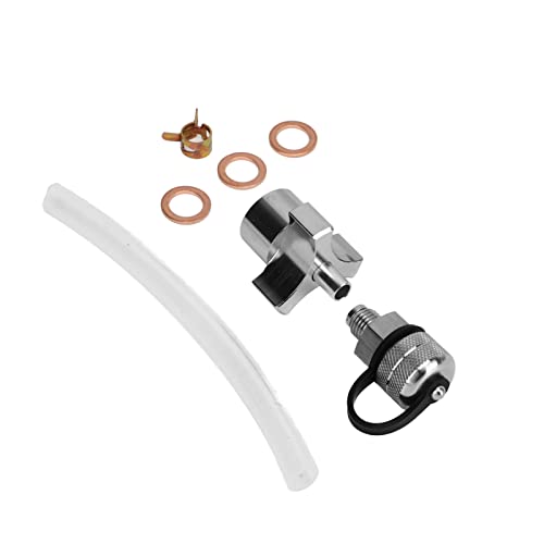 buhb Quick Twist Ölablassventil, Rostfreier, Glatter Ölablass, Alterungsbeständig für Abflussrohre (M12*1,25)