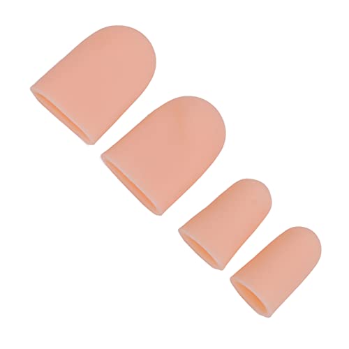 Protetor de dedos de silicone, 10 pares de protetores de dedos reutilizáveis ​​para a pele, bolhas d