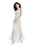 BCX Womens Silver Sleeveless Maxi Fit + Flare Evening Dress Juniors Size: 1