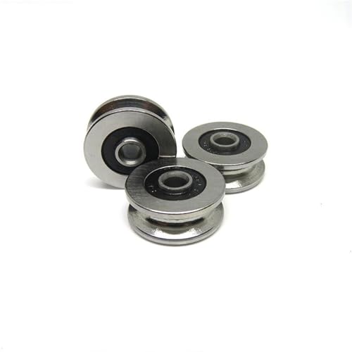 Roulement à rainure en V TV0418 2RS pour guidage linéaire de 4x18x8 mm