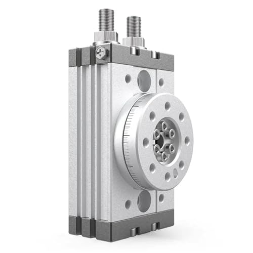 Vérin rotatif pneumatique réglable MSQB20A pour oscillation précise de 0 à 190° - 4