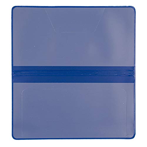 Royal Blue Vinyl Checkbook Cover, Top Tear Personal Vinyl Checkbook Cover #TOP3