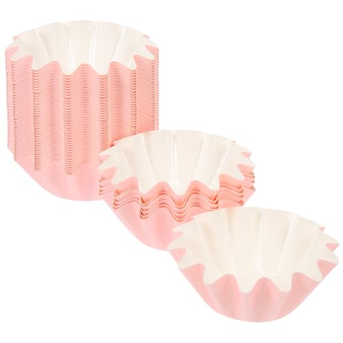 UTHCLO 100����x�[�L���O�y�[�p�[�J�b�v �g�^�����s���N �P�[�L �}�t�B�����C�i�[ �ƒ�p�I�[�u���Ή� �Ö��f�U�[�g�p�����J�b�v