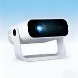 Smart Projector Built-in Apps, Android 14, Native 1080P 4K Supported WiFi 6 Bluetooth 5.2, 20000 Lumens, Low Fan Noise (