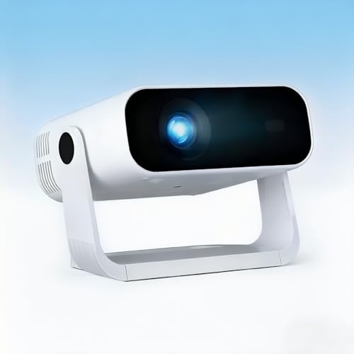 Smart Projector Built-in Apps Android 14 Native 1080P 4K Supported WiFi 6 Bluetooth 5.2 20000 Lumens Low Fan Noise (<30dB) Home Cinema Projector for iOS/Switch /PS5 260523