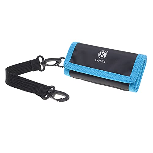 Cartera para Tarjetas de Memoria, Almacenamiento de Tarjetas CF/XQD, Delgada y Plegable, con Ranuras Transparentes, Puede Llevar hasta 10 Tarjetas CF/XQD