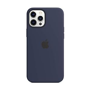 Apple Silicone Case with MagSafe (for iPhone 12 Pro Max) – Deep Navy