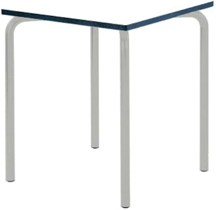 color azul Metalliform EQUPR-126-PS-CH-71-LG-Soft Blue Mesa de ecuaci&oacute;n con borde de carb&oacute;n sint&eacute;tico Duraform