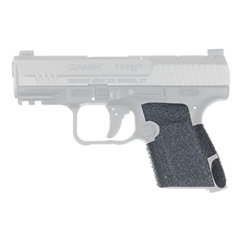 TALON Grips Adhesive Grip – Compatible with Canik TP9SF Elite Subcompact – Made in The USA – Rubber, Black