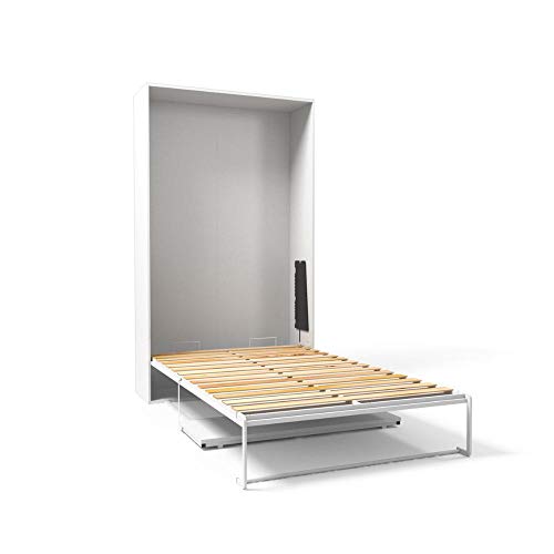 CAMA SOLTEIRO DOBRAVEL COM ESCRIVANINHA FOLD BRANCO 103X80X200,5