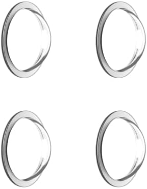 4PCS Car Camera Protective Cover, Clear High-Transparency Anti-Rain Lens Cover, Camera Lens Protector for Backup & Front Bumper Cameras, Specially Designed for 360° Reversing Cameras
