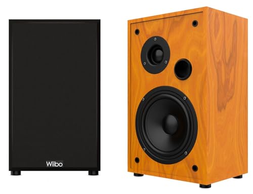 Wiibo String 15 Nogal Altavoces HiFi Estanteria 100w Pareja