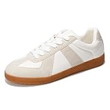 Project Cloud Leather Sneakers for Men Shoes - Memory Foam Insole Non-Slip Casual Shoes for Men Footwear - Lightweight Vegan Leather Fashion Sneakers (Jake, Whit, 10.5) White