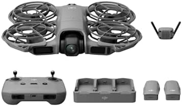 DJI Neo 2 Fly More Combo With RC-N3 Remote Controller, Stable Transmission With Digital Transceiver, 4K Drone for Beginners, 3 Batteries