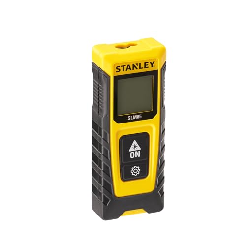 Image of STANLEY STHT77065-0 20M Cordless Laser Distance Measurer with 2xAAA Battery for Distance Area and Volume Measurement with Colour Screen for Home, DIY & Professional Use, 1 Year Warranty,