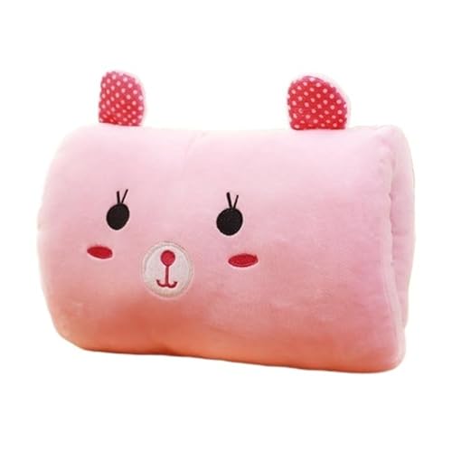 Image of Kids Cartoon Hand Pillow Hand Warmer Rest Weak Hero Arm Pillow Suho Non-Electrical Travel Essentials,9colors(Light Pink)
