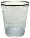 Q-Connect. Q-Connect Corbeille à papier en fil métallique 19 l - Argenté