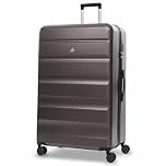 Aerolite Extra Large XL 32in 144L Lightweight ABS Hard Shell 4 Wheel Spinner Travel Hold Checked Check in Luggage Suitcase (Charcoal, XL 32in)
