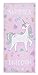 Produktbild Catherine Lansfield Summer Unicorn Strandtuch, 76 x 160 cm, Mehrfarbig