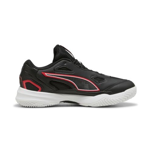 Puma Unisex SOLARSTRIKE 4 Indoor Court Shoe, Black White-Ultra RED, 45 EU – Ansicht 5