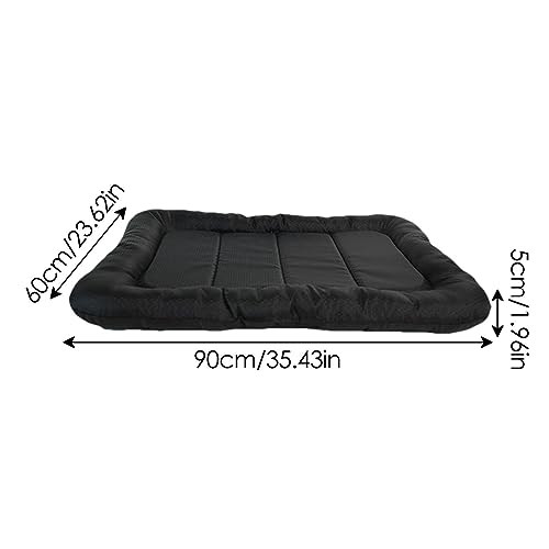 Almofada de caixa de cachorro médio | Esteira lavável da caixa dos cães de estimação - Tapete confor