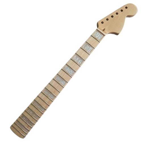 Manche de guitare en érable 22 frettes touche 25.5 pouces incrustation bloc DIY