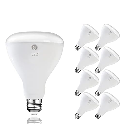 GE Daylight 65 Watt Replacement LED Light Bulbs BR30 (8)