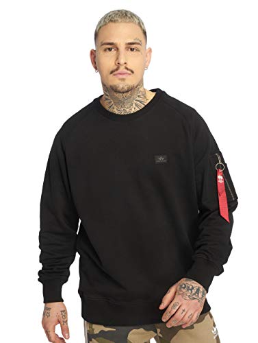Preisvergleich Produktbild ALPHA INDUSTRIES Mens 15832003-black-2 XL Sweatshirt, Black, 2