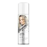 Glitter Hair Colour Spray, Silver Sparkle, 125ml, Loose