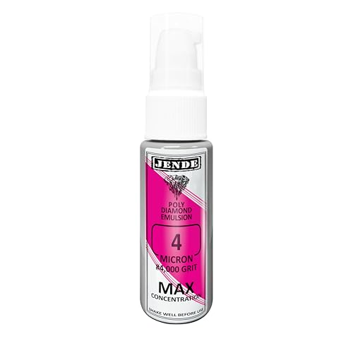 Jende 4 Micron Max Poly Diamond Stropping Emulsion 20ml-Higher Diamond carat level Knife Stropping Emulsion