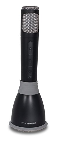 Preisvergleich Produktbild Metronic 485100 Karaoke-Mikrofon Bluetooth schwarz