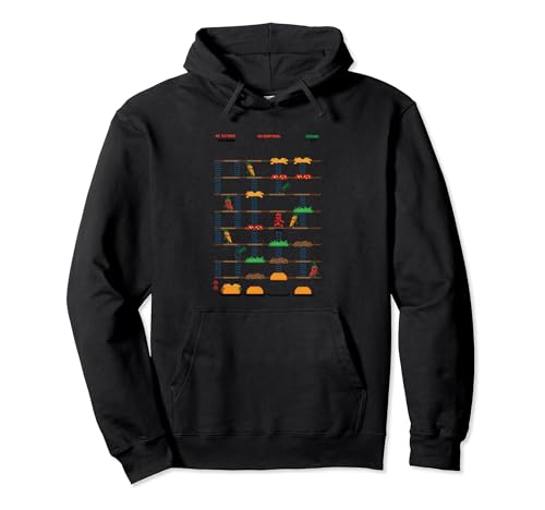 Image of Deadpool Retro Game Pullover Hoodie