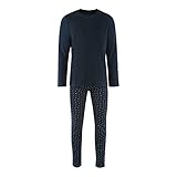 Seidensticker Herren Men Pyjama Long Pyjamaset, Nachtblau, XX-Large