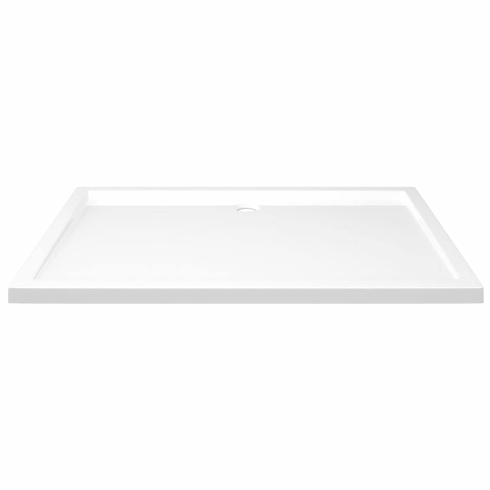 ZEYUAN Plato de Ducha, Cabina De Ducha, Borde Plato Ducha, Mampara Plato De Ducha, Antideslizante Ducha, Rectangular ABS 80x120 cm