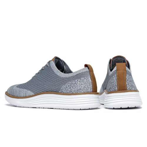 Image of Men's Fashion Dress Sneakers Casual Walking Shoes Mesh Classic Leisure Business Oxfords Comfortable Breathable Lightweight Tennis
