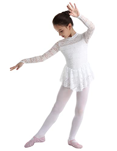 YiZYiF Vestito da Pattinaggio Artistico Bambina