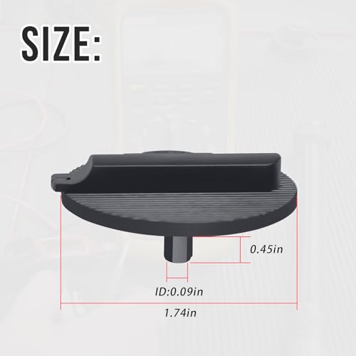 Image of Replacement Knob Switch (Plastic Shaft) Compatible with F-Luke 83, 83-III, 83-V, 85, 85-III, 87, 87-III, 87-V, 88, 88-V, 787 Models Multimeter