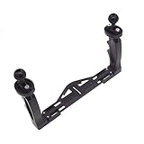 Support de caméra : plateau sous-marin avec deux de 1/4 de pouce, qui sont standard pour la majorité des boîtiers sous-marins.