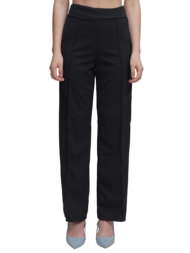 Image of Tokyo Talkies High & Mid Rise Stretchable Flared Trousers | Formal, Casual and All Day wear