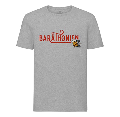 T-Shirt Homme Col Rond Barathonien Coton Bio Idée Cadeau Apéro Fun