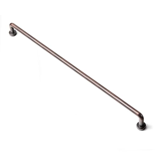 Goo-Ki Oil Rubbed Bronze Cabinet Pulls, 12 5/8 Inch C-T-C Heavy Duty Zinc Alloy Rustic Drawer Handles for Farmhouse Kitchen Cabinets, Antique Bathroom Vanity Hardware and Dressers (6-Pack)