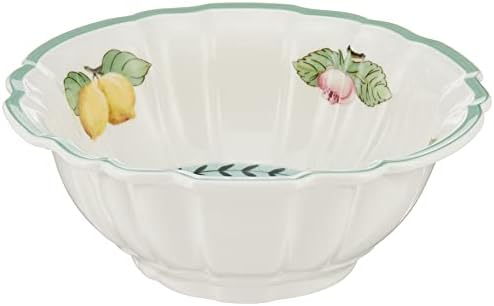 French Garden Fleurence Rice Bowl by Villeroy & Boch - 20 Ounces, White